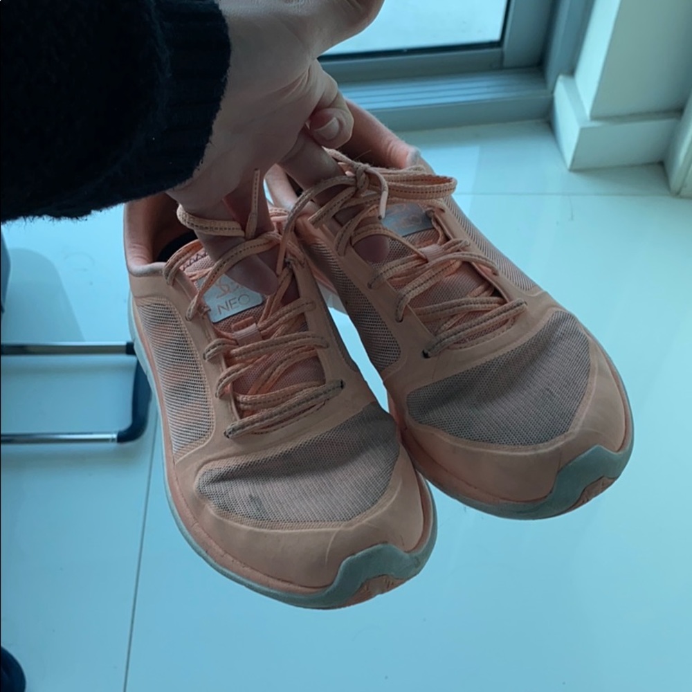 Used selena gomez adidas pink sneakers